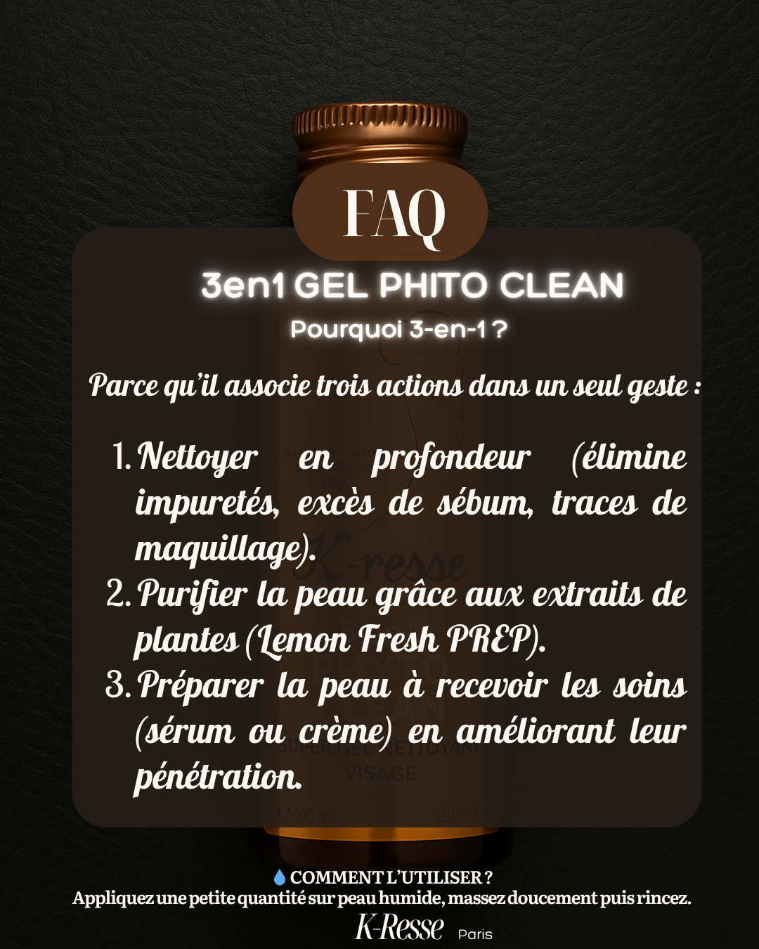 K-resse : 3en1 Gel phito Clean
