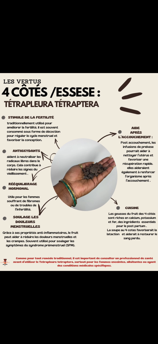 Fruit 4 Côtés (Essessé) :Tetrapleura tetraptera