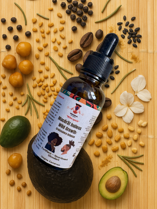 Huile Cheveux :Macérât huileux Croissance Intense Capillaire