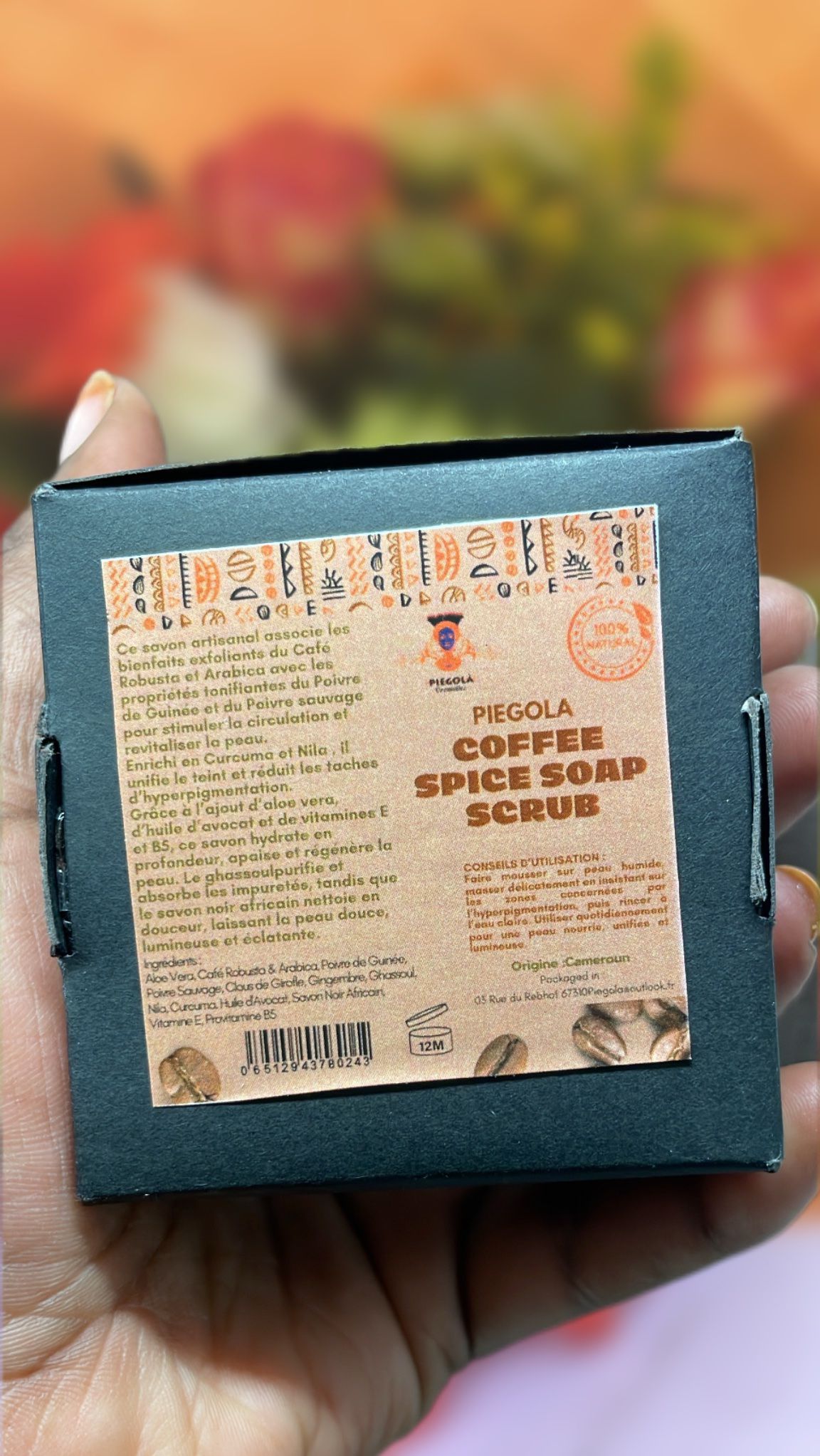 Savon Gommant au Café épicé : Coffee Spice Soap Scrub