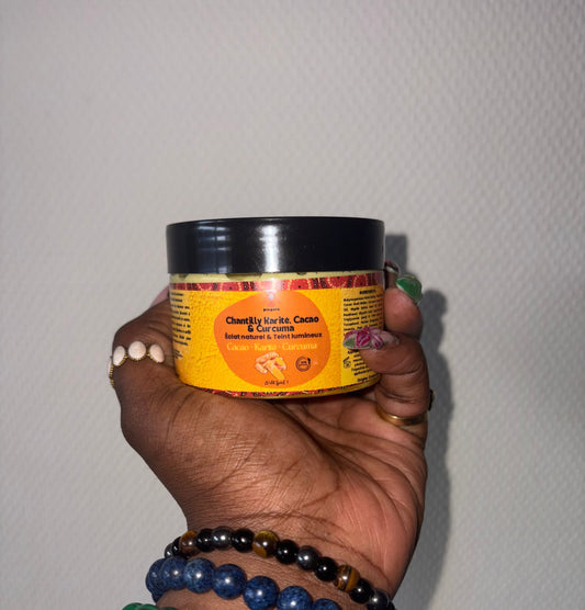 Chantilly Karité, Cacao & Curcuma : Soin éclat naturel