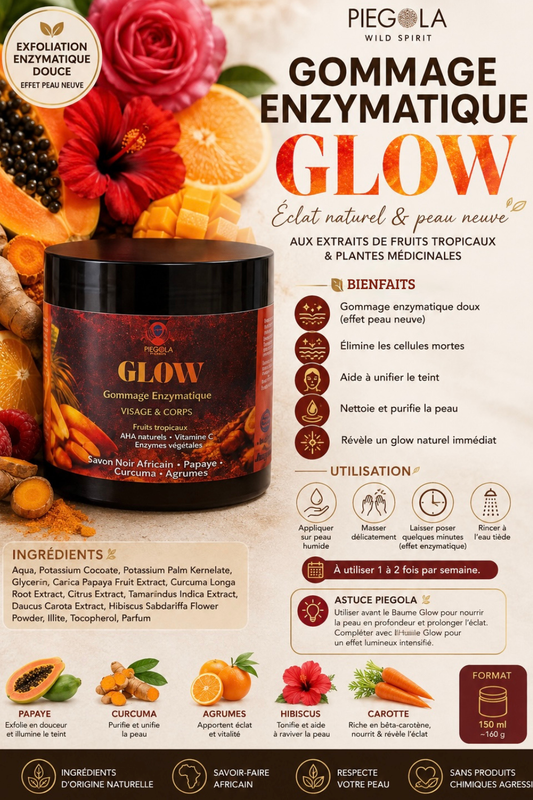 Gommage Glow : Exfoliant enzymatique éclat aux fruits tropic
