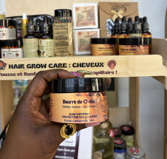 Beurre de Chébé : Soin fortifiant pour cheveux crépus et secs