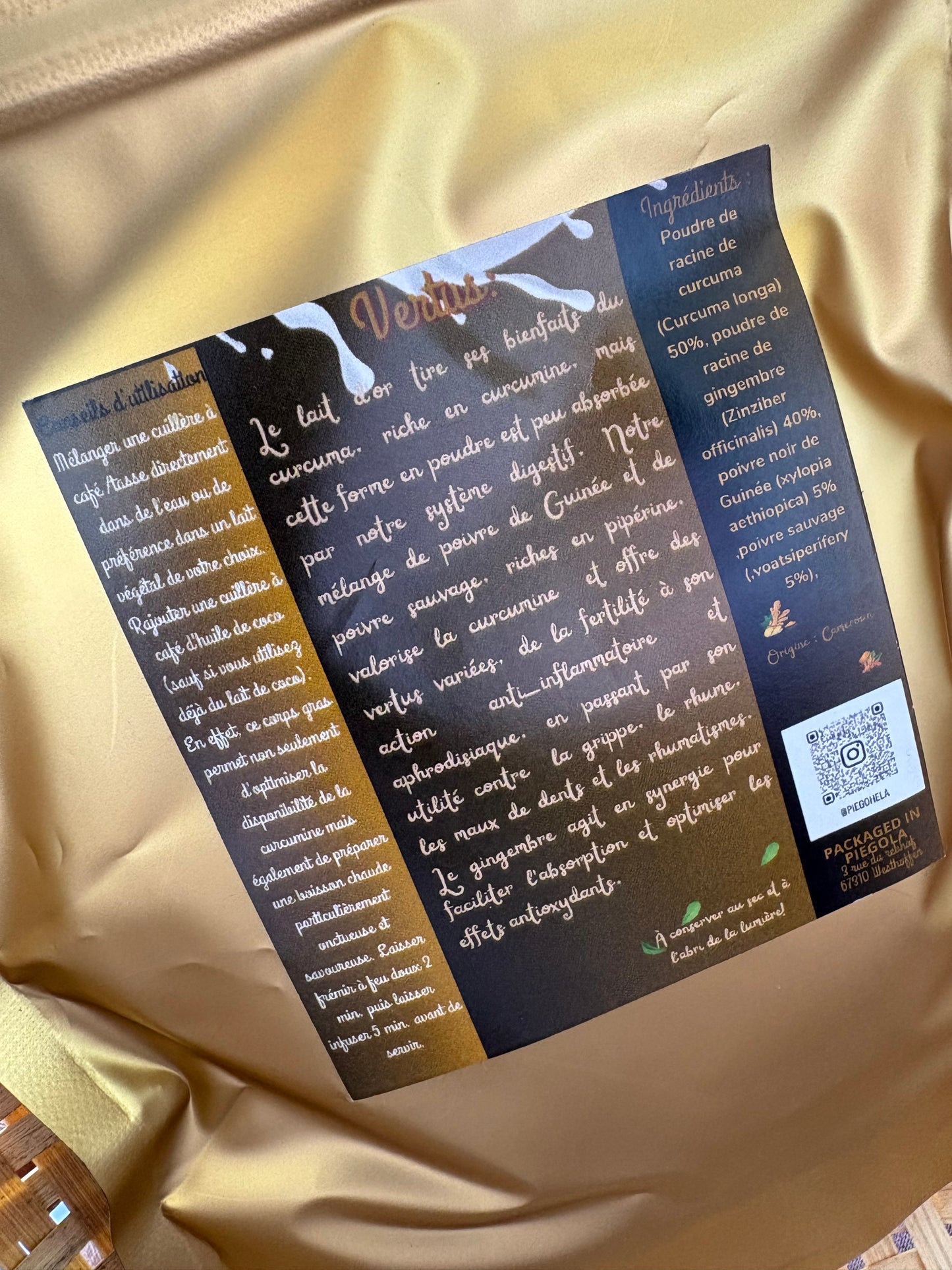 Infusion  Lait d’Or Africain