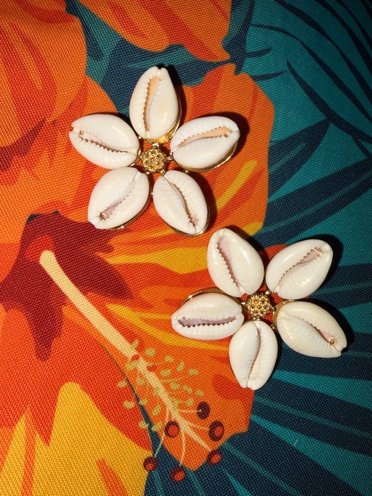 Boucles d’oreilles roses de Cauries 🌹