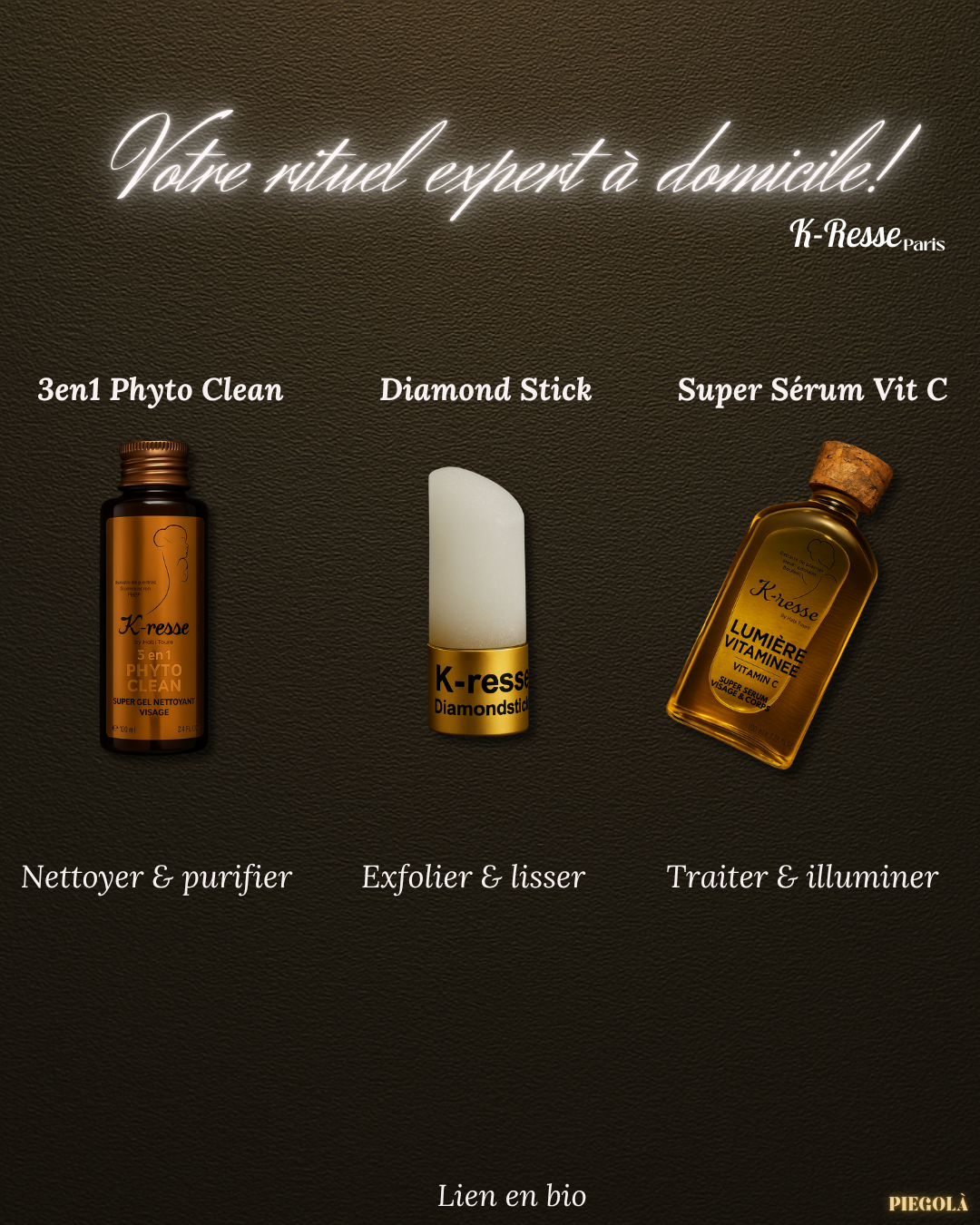 K-resse: “Coffret Diamond Stick ”Soin Professionnel Éclat & Lissage