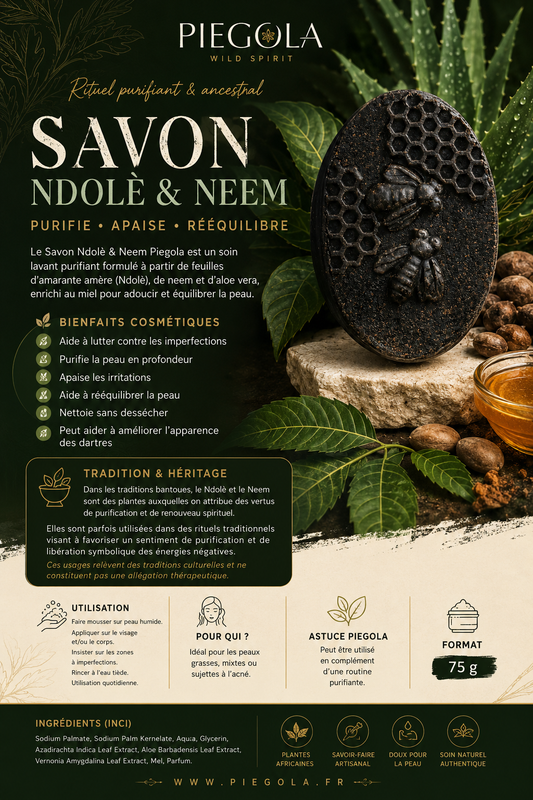 Savon Ndolè & Neem : Peaux à problèmes