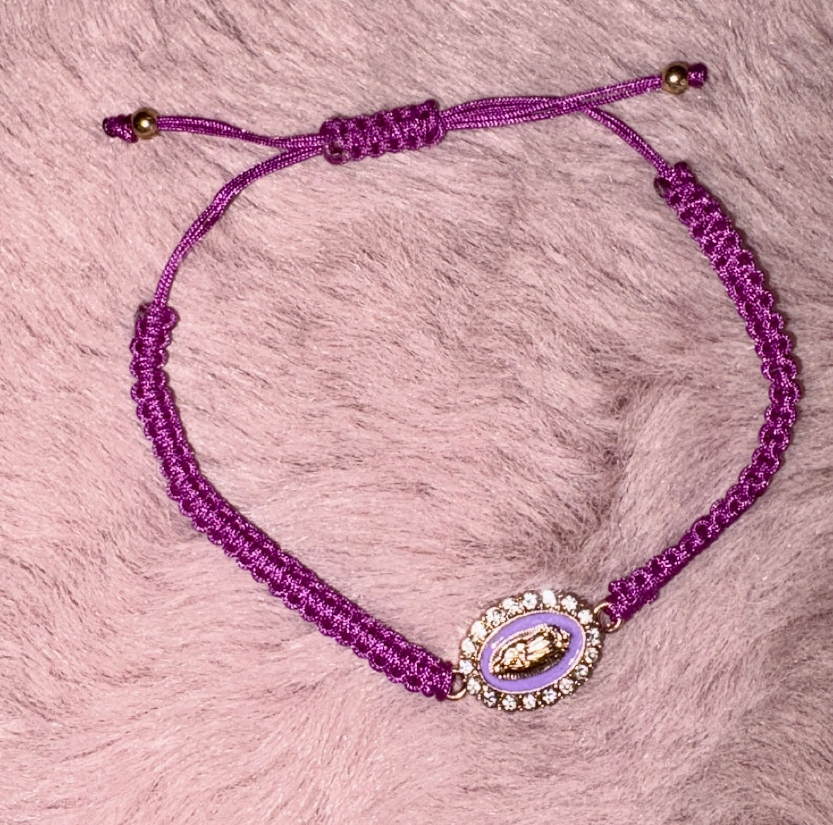 Bracelets Tressés avec Médaille de la Vierge Marie