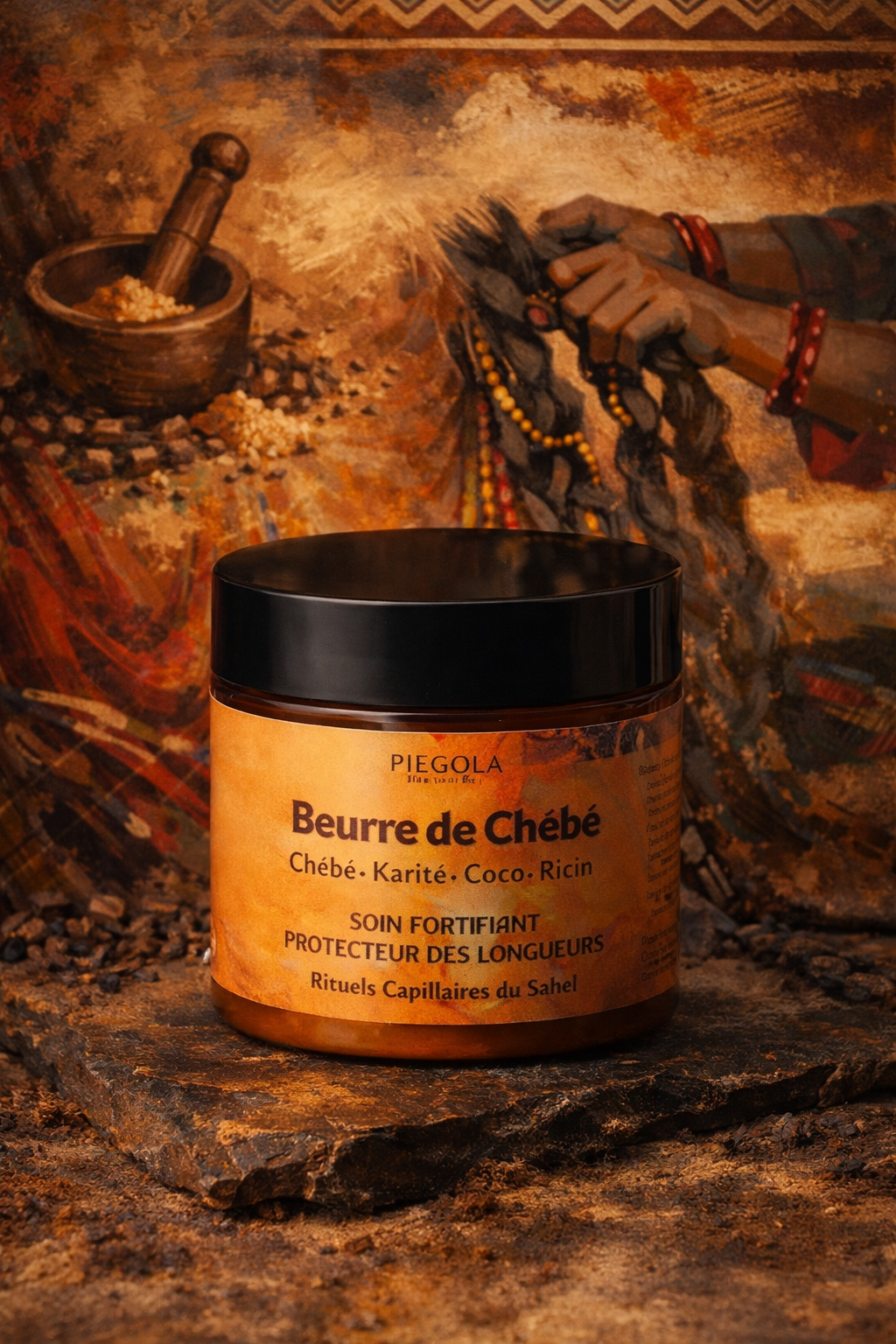 Beurre de Chébé : Soin fortifiant pour cheveux crépus et secs