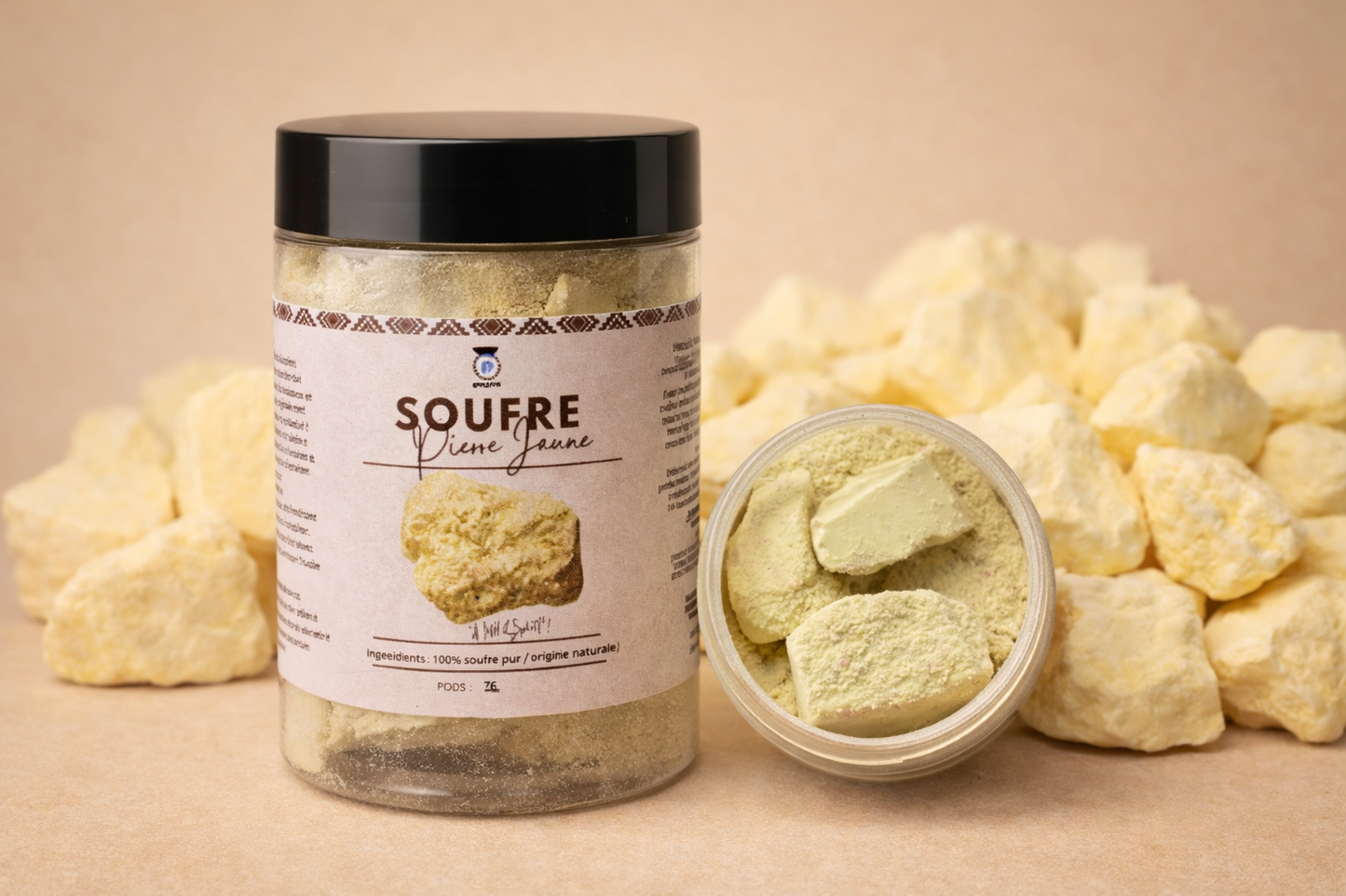Soufre : Pierre jaune