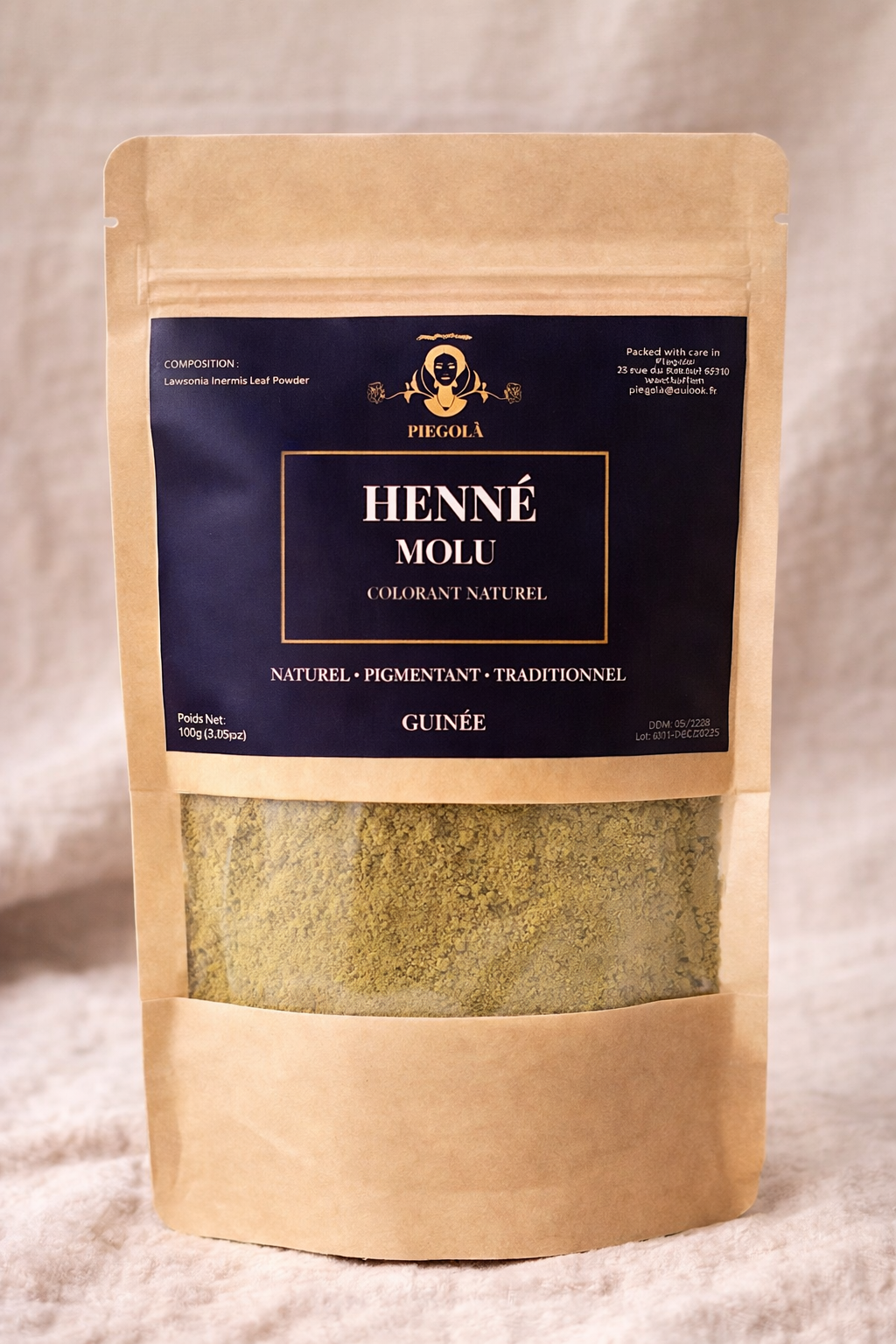 Henné naturel en poudre – Colorant végétal traditionnel
