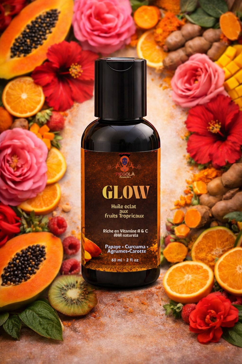 Huile Glow – Éclat aux fruits tropicaux