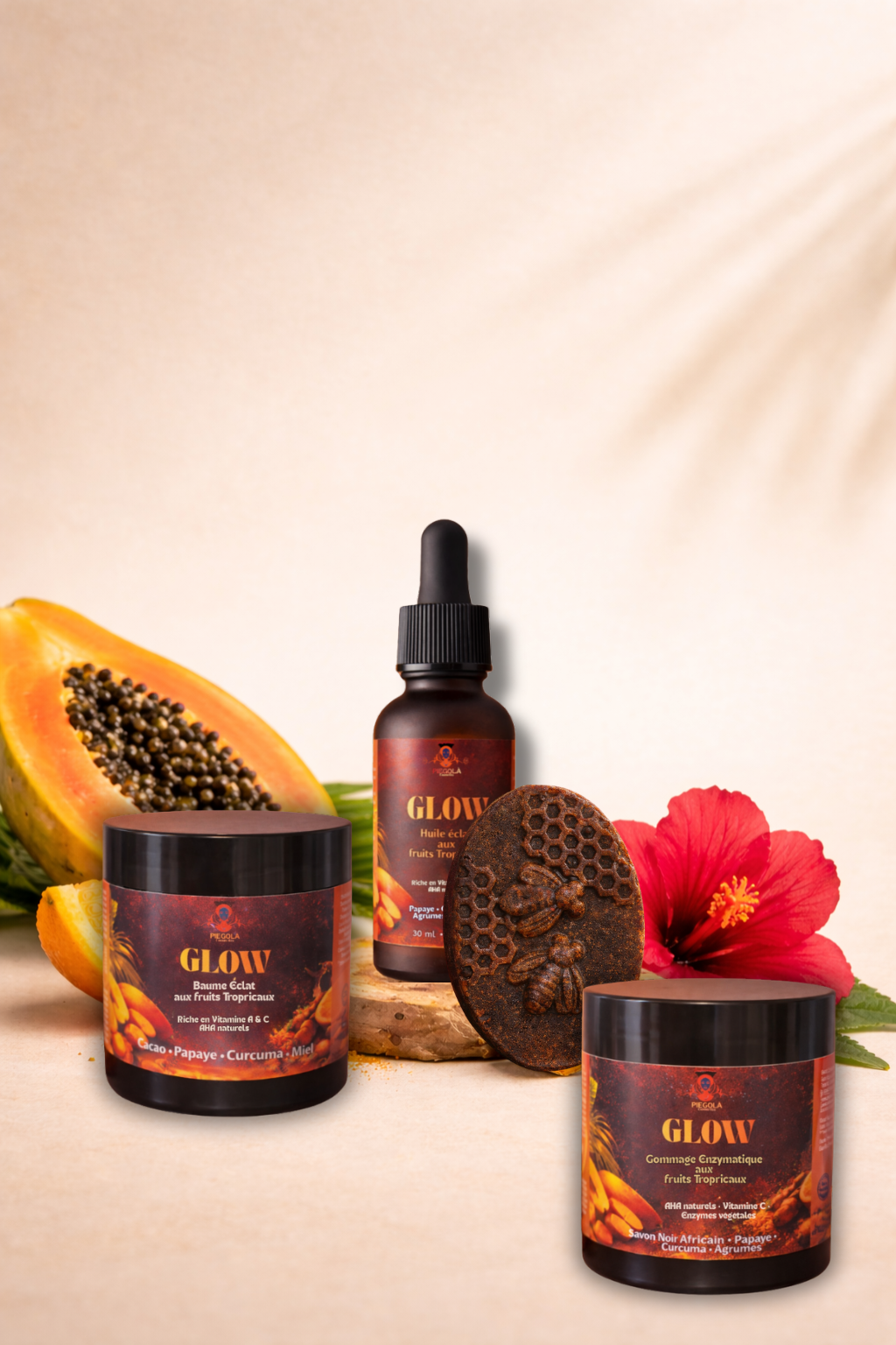 Routine Glow complète – Rituel éclat aux plantes & fruits tropicaux